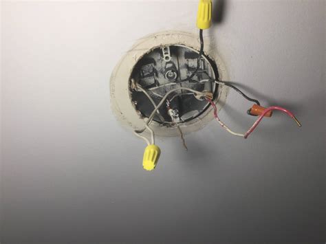 using a light fixture as a junction box|ceiling light fixture mounting box.